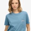 Essential Logo Garment Dye Pocket T-Shirt