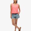 Essential Logo Garment Dye Vest Top Essential Logo Garment Dye Vest Top
