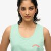 Essential Logo Garment Dye Vest Top Essential Logo Garment Dye Vest Top