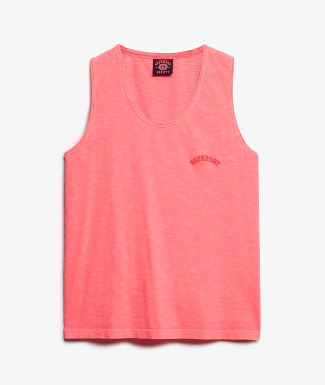 Essential Logo Garment Dye Vest Top Essential Logo Garment Dye Vest Top