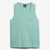 Essential Logo Garment Dye Vest Top Essential Logo Garment Dye Vest Top