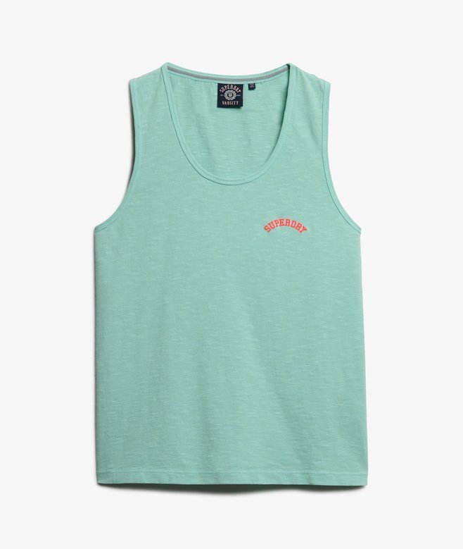 Essential Logo Garment Dye Vest Top Essential Logo Garment Dye Vest Top
