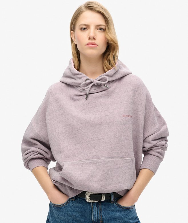 Essential Logo Overdyed Kapuzenpullover Essential Logo Overdyed Kapuzenpullover