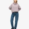 Essential Logo Overdyed Kapuzenpullover Essential Logo Overdyed Kapuzenpullover