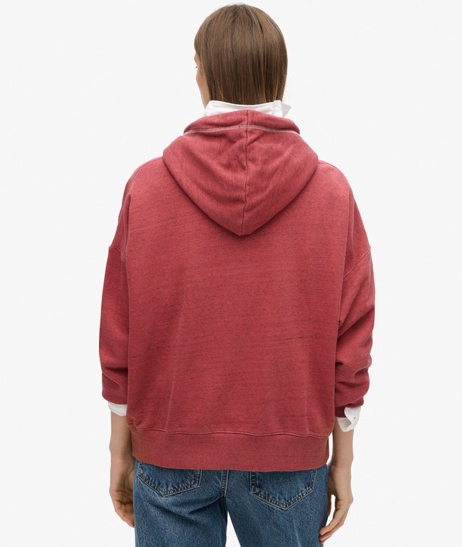 Essential Logo Overdyed Kapuzenpullover Essential Logo Overdyed Kapuzenpullover