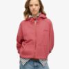 Essential Logo Oversized Raglan-Kapuzenpullover mit Reißverschluss Essential Logo Oversized Raglan-Kapuzenpullover mit Reißverschluss