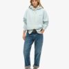 Essential Logo Oversized Raglan-Kapuzenpullover mit Reißverschluss Essential Logo Oversized Raglan-Kapuzenpullover mit Reißverschluss