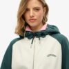 Essential Logo Oversized Raglan-Kapuzenpullover mit Reißverschluss Essential Logo Oversized Raglan-Kapuzenpullover mit Reißverschluss