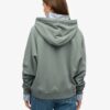 Essential Logo Oversized Raglan-Kapuzenpullover mit Reißverschluss
