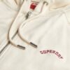 Essential Logo Oversized Raglan-Kapuzenpullover mit Reißverschluss Essential Logo Oversized Raglan-Kapuzenpullover mit Reißverschluss