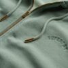 Essential Logo Oversized Raglan-Kapuzenpullover mit Reißverschluss