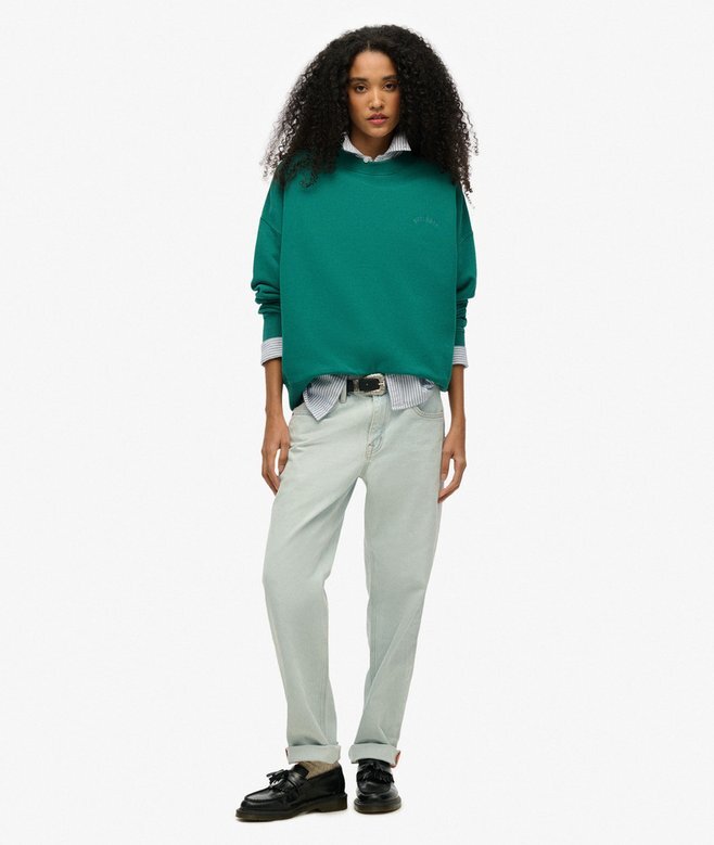 Essential Logo Oversized-Sweatshirt Essential Logo Oversized-Sweatshirt