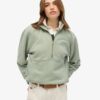 Essential Logo Oversized-Sweatshirt mit halbem Reißverschluss Essential Logo Oversized-Sweatshirt mit halbem Reißverschluss
