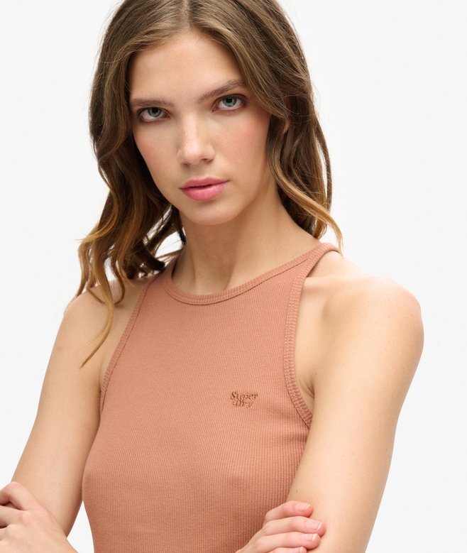 Essential Logo Racer Vest Top Essential Logo Racer Vest Top