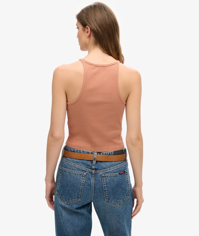 Essential Logo Racer Vest Top Essential Logo Racer Vest Top