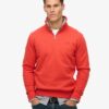 Essential Logo Sweatshirt mit halbem Reißverschluss