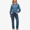 Essential Logo Sweatshirt mit halbem Reißverschluss Essential Logo Sweatshirt mit halbem Reißverschluss