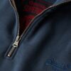 Essential Logo Sweatshirt mit halbem Reißverschluss