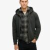 Essential Logo Washed Zip Kapuzenpullover Essential Logo Washed Zip Kapuzenpullover