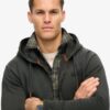 Essential Logo Washed Zip Kapuzenpullover Essential Logo Washed Zip Kapuzenpullover