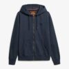 Essential Logo Washed Zip Kapuzenpullover Essential Logo Washed Zip Kapuzenpullover