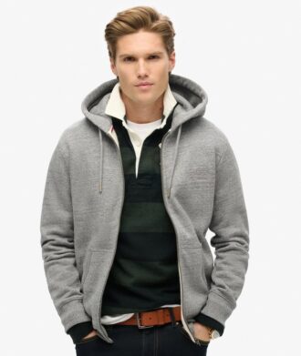 Essential Logo Zip Kapuzenpullover