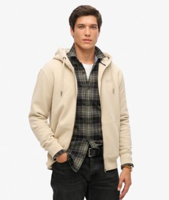 Essential Logo Zip Kapuzenpullover