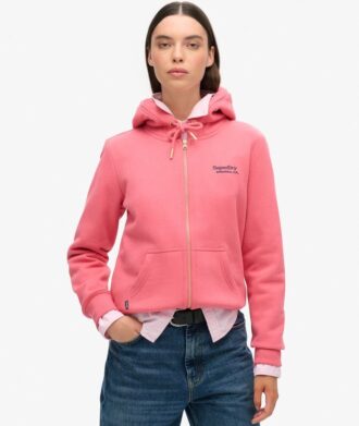 Essential Logo Zip Kapuzenpullover