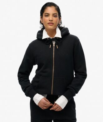 Essential Logo Zip Kapuzenpullover