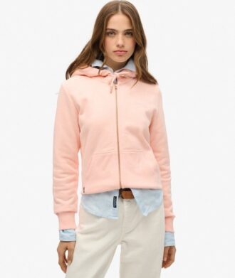 Essential Logo Zip Kapuzenpullover