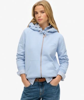 Essential Logo Zip Kapuzenpullover
