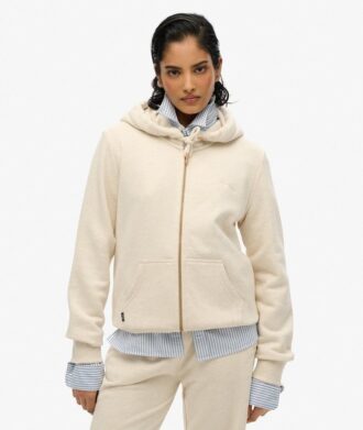 Essential Logo Zip Kapuzenpullover