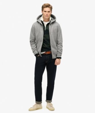 Essential Logo Zip Kapuzenpullover
