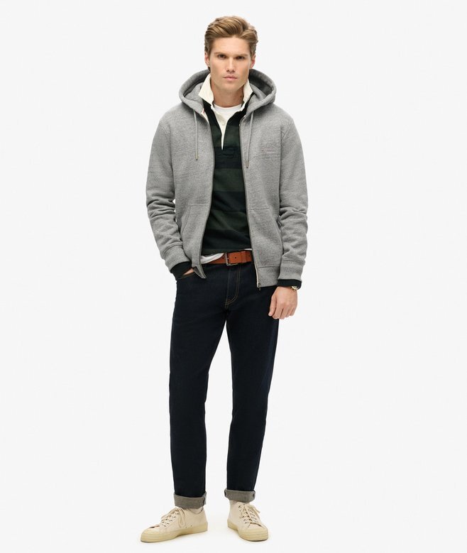 Essential Logo Zip Kapuzenpullover Essential Logo Zip Kapuzenpullover