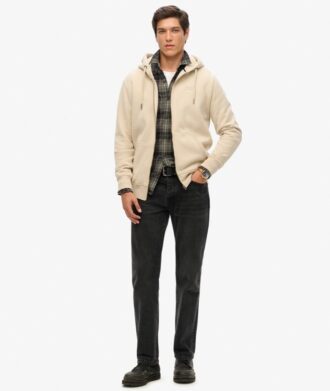Essential Logo Zip Kapuzenpullover