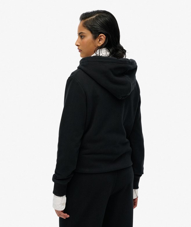 Essential Logo Zip Kapuzenpullover Essential Logo Zip Kapuzenpullover