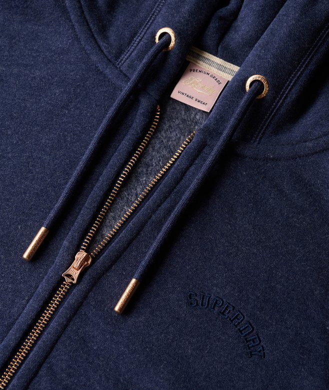Essential Logo Zip Kapuzenpullover Essential Logo Zip Kapuzenpullover