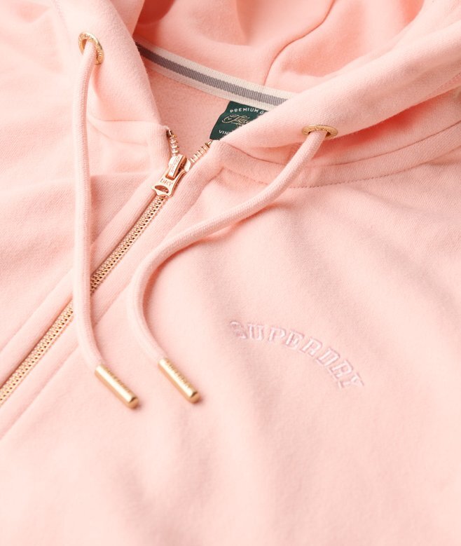 Essential Logo Zip Kapuzenpullover Essential Logo Zip Kapuzenpullover