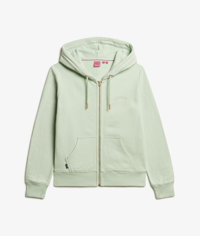 Essential Logo Zip Kapuzenpullover Essential Logo Zip Kapuzenpullover