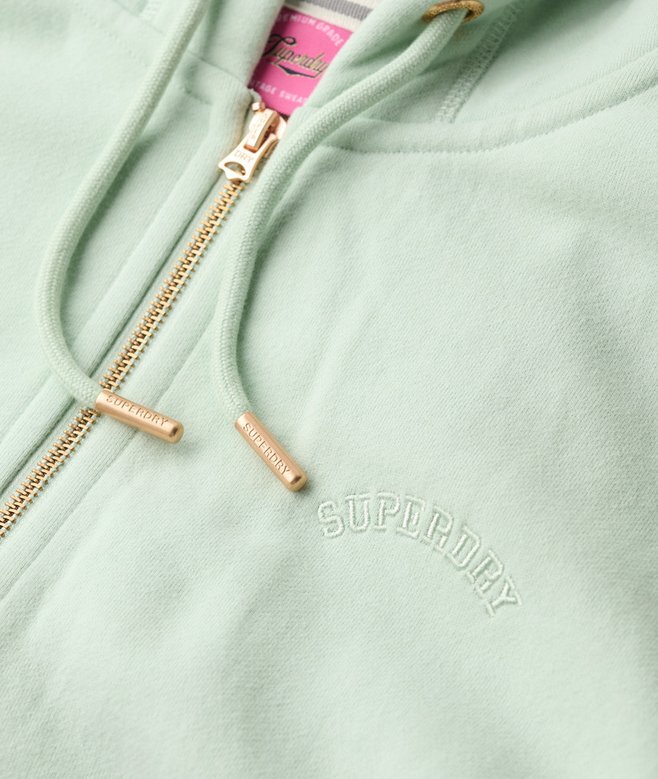 Essential Logo Zip Kapuzenpullover Essential Logo Zip Kapuzenpullover