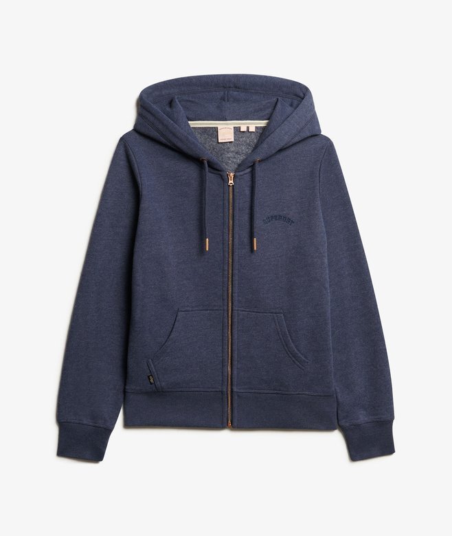 Essential Logo Zip Kapuzenpullover Essential Logo Zip Kapuzenpullover