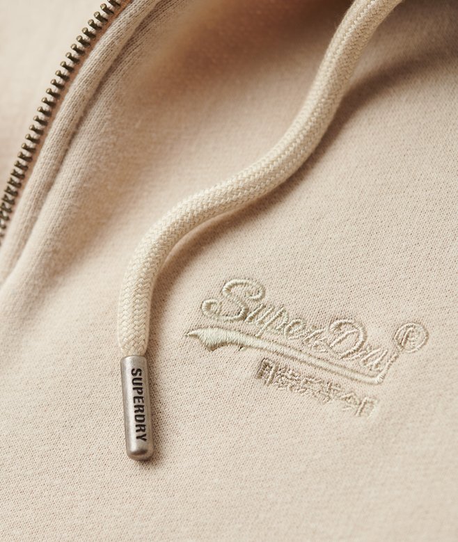 Essential Logo Zip Kapuzenpullover Essential Logo Zip Kapuzenpullover