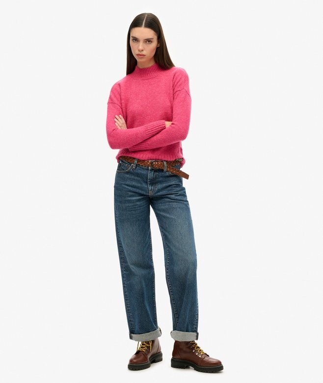 Essential Pullover mit Stehkragen Essential Pullover mit Stehkragen