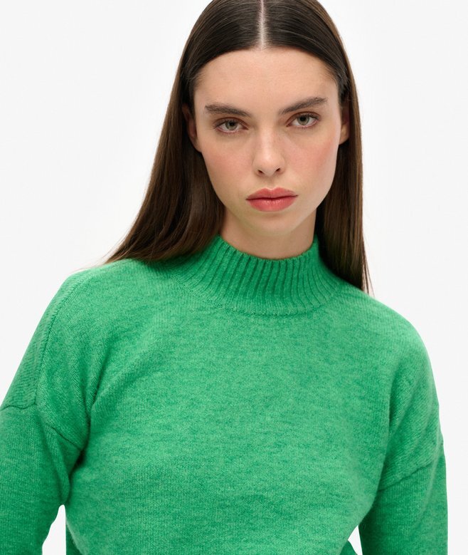 Essential Pullover mit Stehkragen Essential Pullover mit Stehkragen