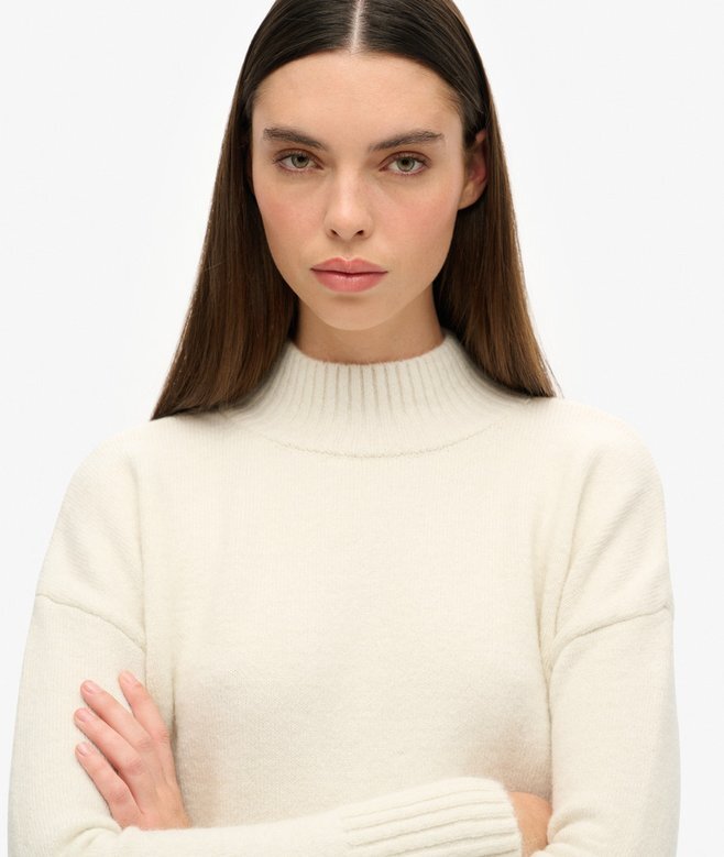 Essential Pullover mit Stehkragen Essential Pullover mit Stehkragen