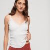 Essential Rib Lace Cami Top aus Organic Cotton