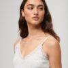 Essential Rib Lace Cami Top aus Organic Cotton