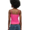 Essential Rib Lace Cami Top aus Organic Cotton