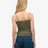 Essential Rib Lace Cami Top aus Organic Cotton