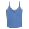 Essential Rib Lace Cami Top aus Organic Cotton
